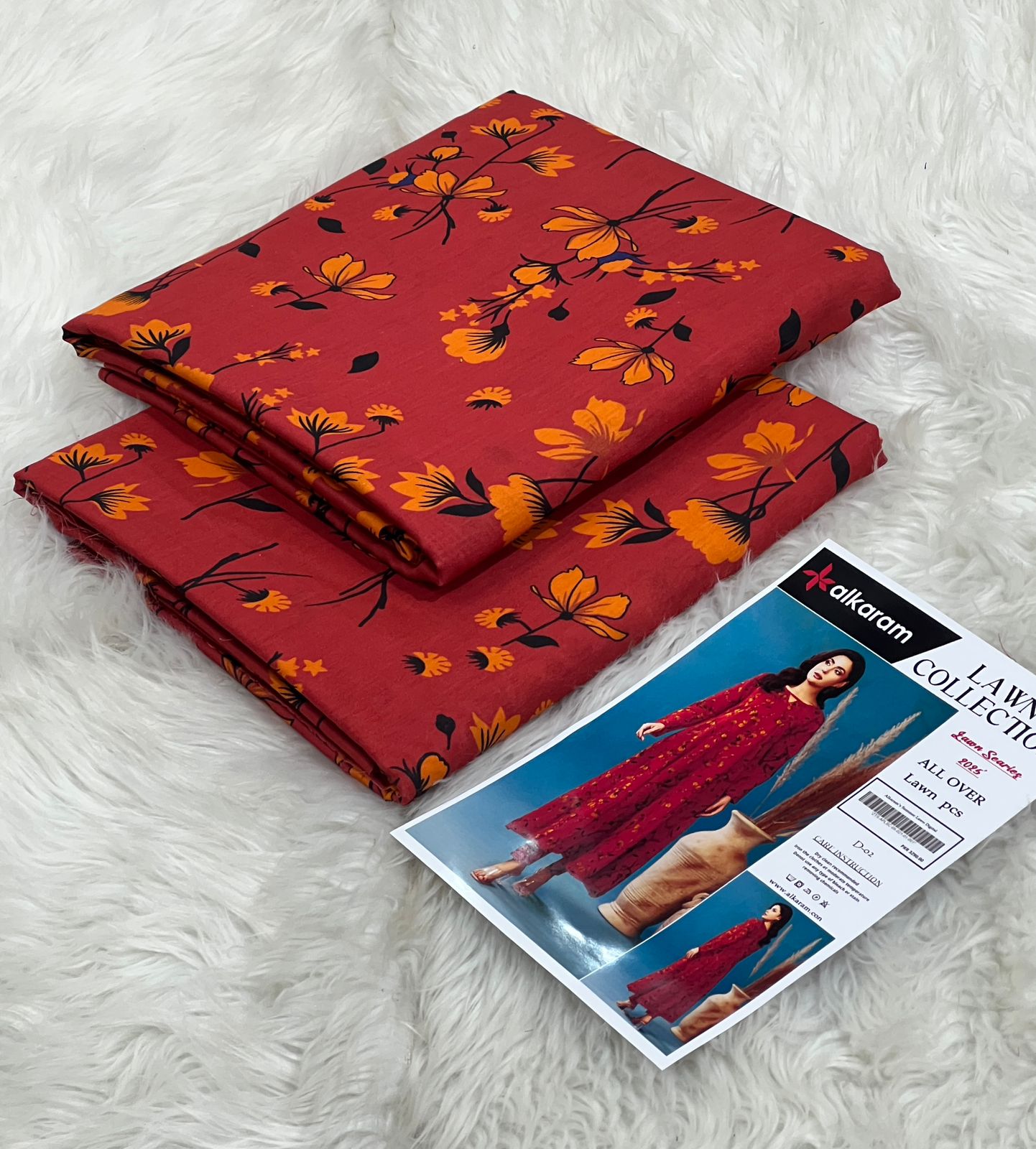 ALKARAM STUDIO 2pcs print lawn | IZM