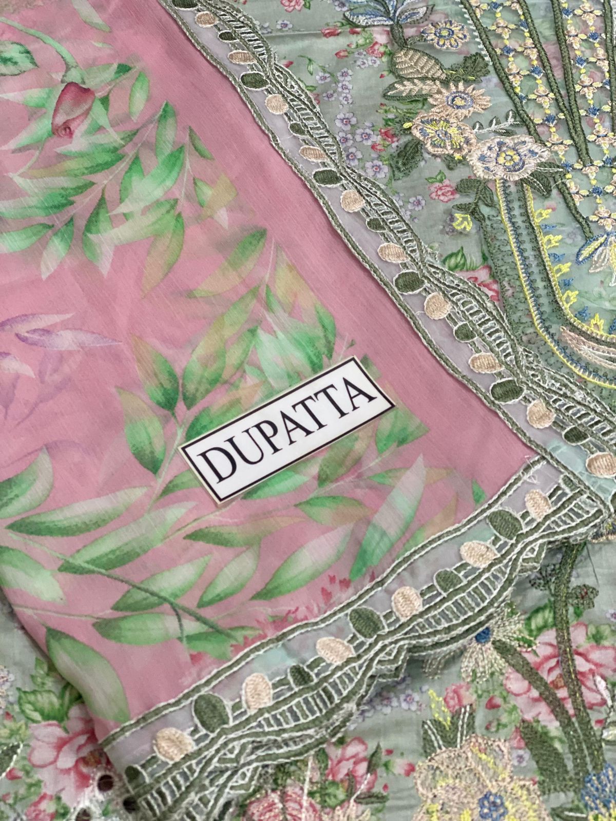 Lawn & Chiffon duppatta 3pcs summer collection | IZM