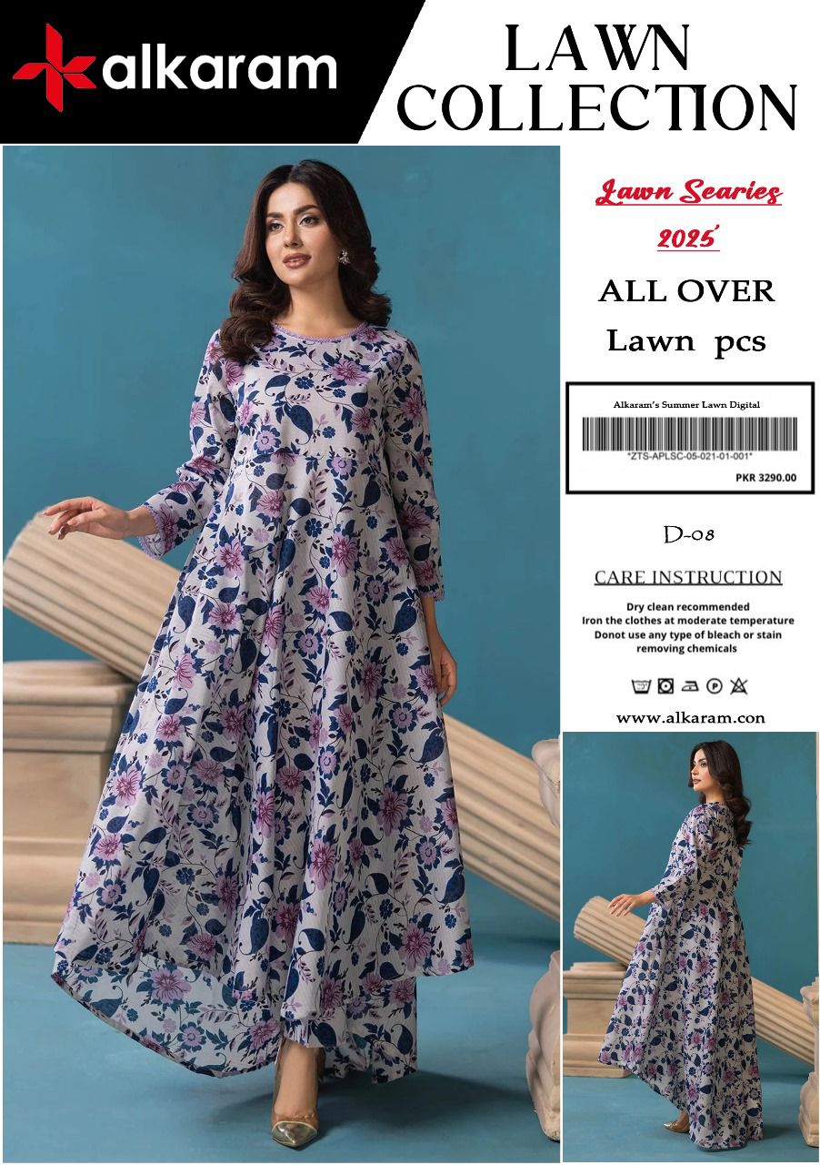 ALKARAM STUDIO 2pcs print lawn | IZM