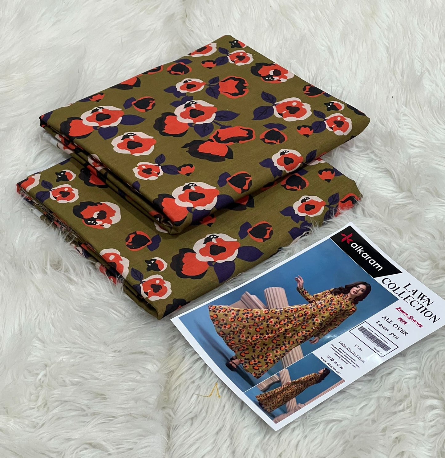 ALKARAM STUDIO 2pcs print lawn | IZM