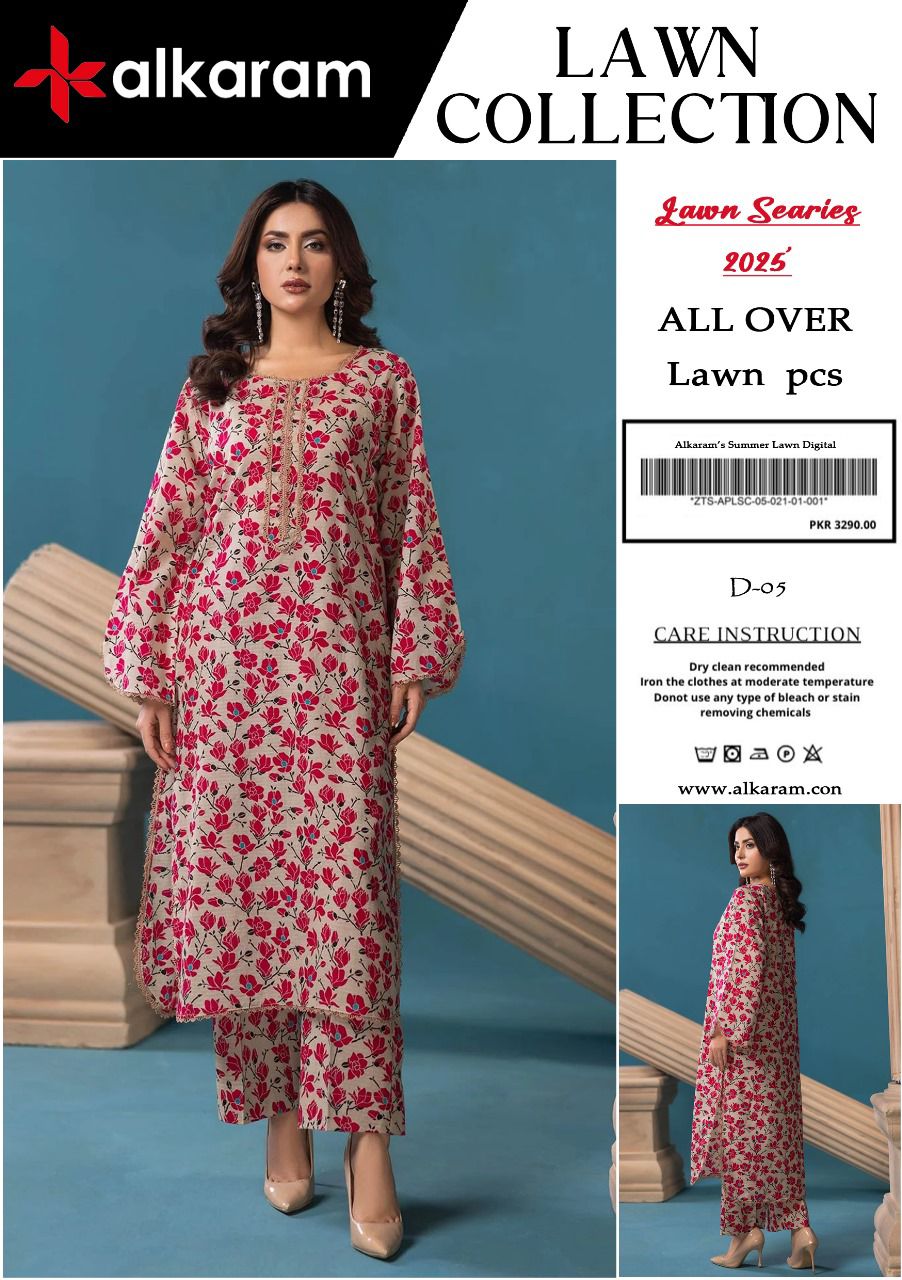 ALKARAM STUDIO 2pcs print lawn | IZM