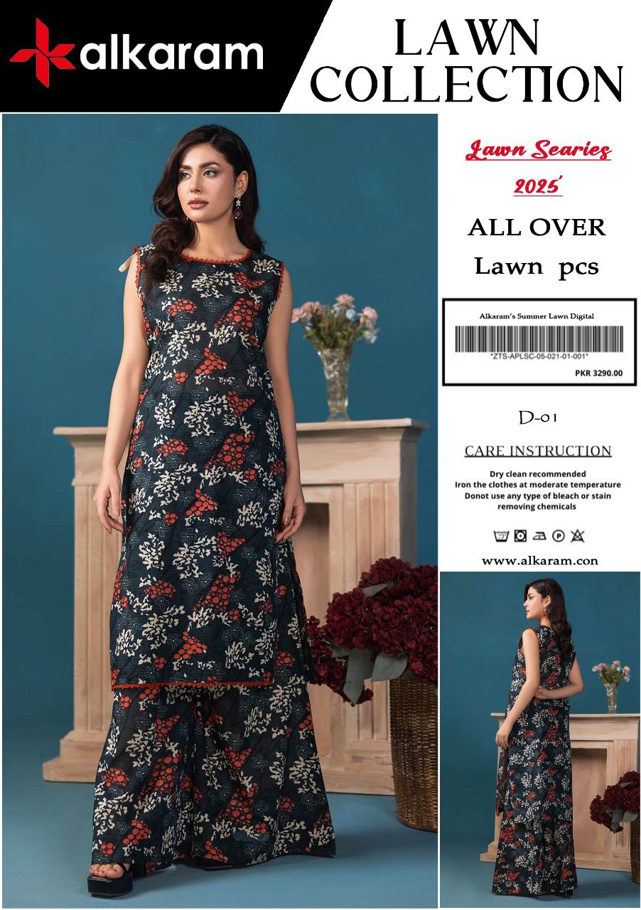 ALKARAM STUDIO 2pcs print lawn | IZM