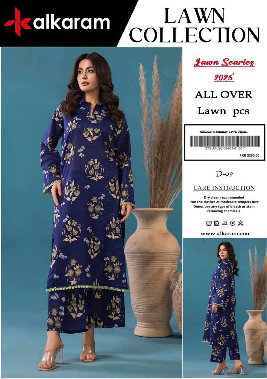 ALKARAM STUDIO 2pcs print lawn | IZM