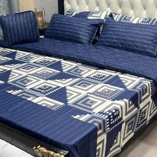 7Pc Printed Comforter Set | IZM