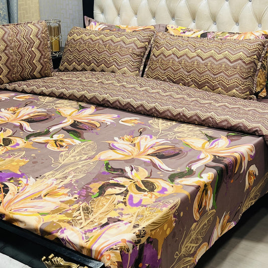 7Pc Printed Comforter Set | IZM
