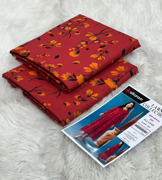 ALKARAM STUDIO 2pcs print lawn | IZM